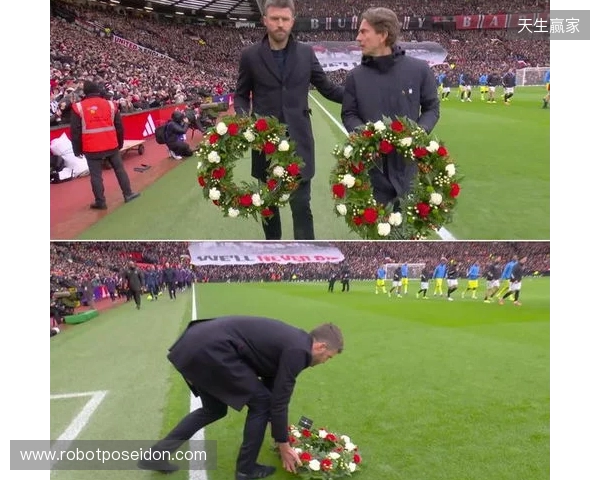 纪念慕尼黑空难68周年，弗兰克和卡里克在赛前敬献花圈